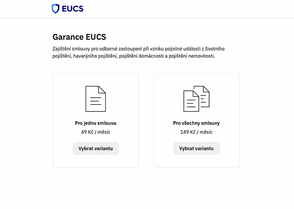 Garance EUCS - systém pro sjednávání smluv